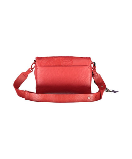 Desigual Red Polyethylene Handbag