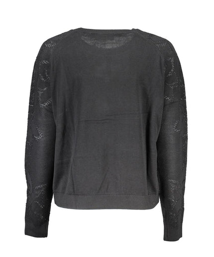 Desigual Black Cotton Sweater