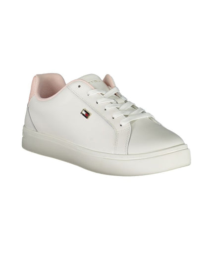 Tommy Hilfiger White Polyester Sneaker