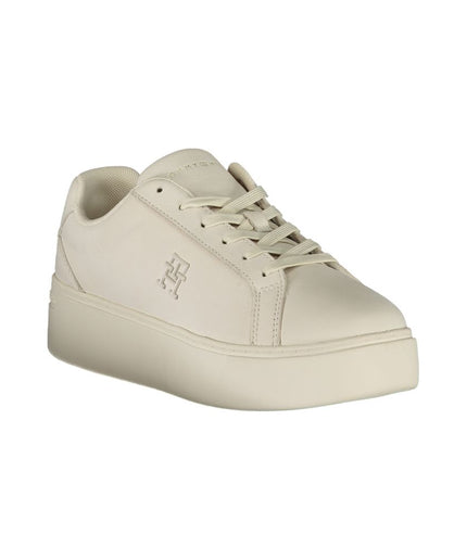 Tommy Hilfiger White Polyester Sneaker