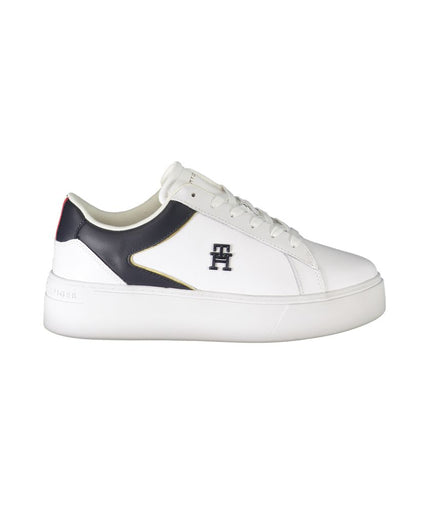 Tommy Hilfiger White Polyester Sneaker