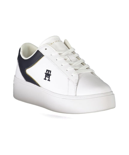 Tommy Hilfiger White Polyester Sneaker