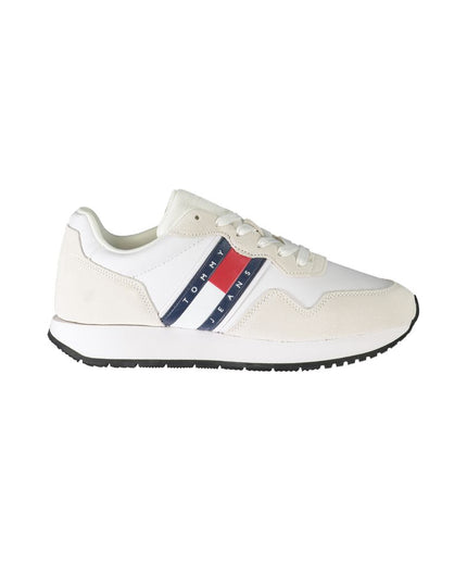 Tommy Hilfiger White Polyester Sneaker