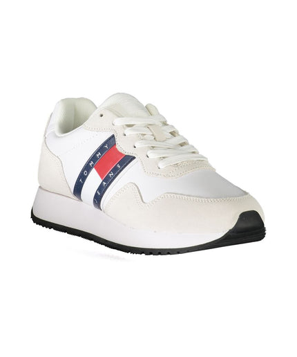 Tommy Hilfiger White Polyester Sneaker