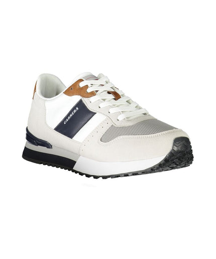 Carrera White Polyester Sneaker