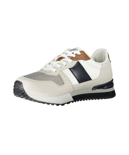 Carrera White Polyester Sneaker