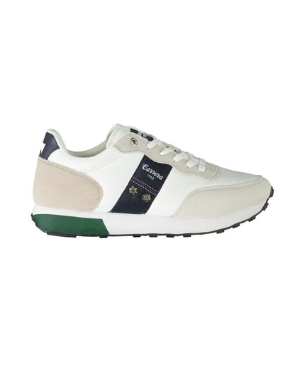 Carrera White Polyester Sneaker