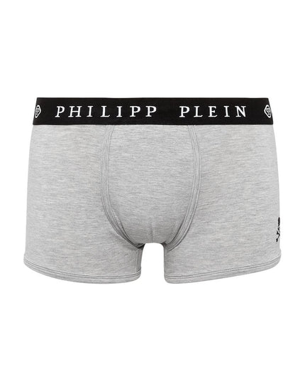 Philipp Plein Gray Cotton Men Boxer Pack