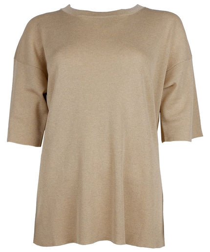 Alpha Studio Beige Viscose Sweater