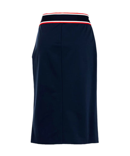 PINKO Blue Viscose Skirt