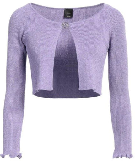 PINKO Purple Viscose Sweater