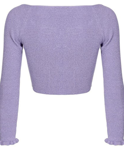 PINKO Purple Viscose Sweater