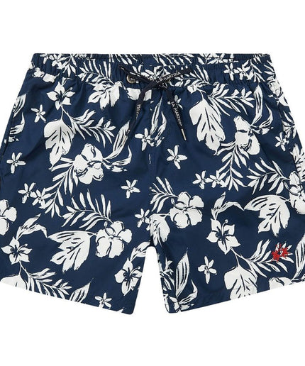 La Martina Blue Polyester Men's Swimwear