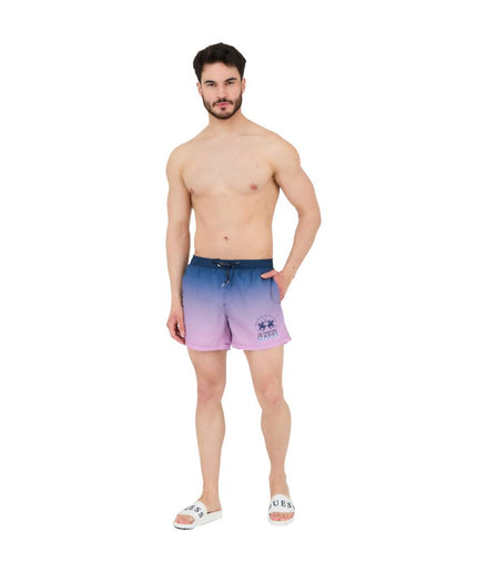 La Martina Multicolor Polyester Men Swim Trunk