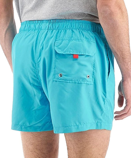 La Martina Light Blue Polyester Men Swimwear