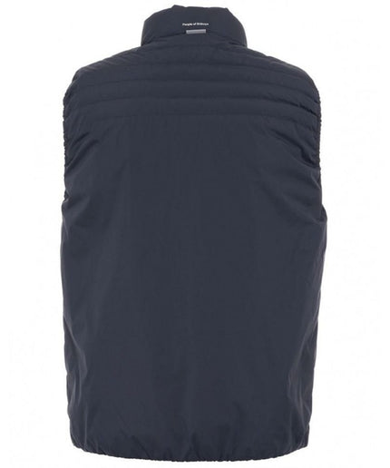 People Of Shibuya Sleek Blue Puffer Vest for a Modern Look