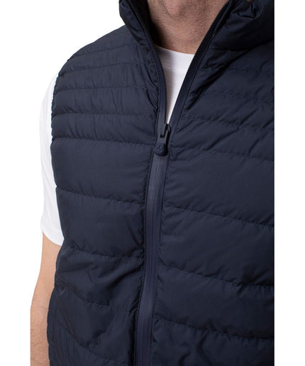 People Of Shibuya Sleek Blue Puffer Vest for a Modern Look