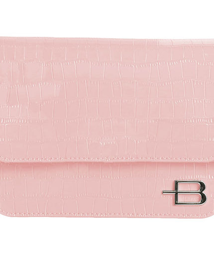 Baldinini Trend Chic Python Print Calfskin Clutch