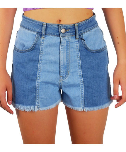 Comme Des Fuckdown Chic Raw Hem Denim Shorts