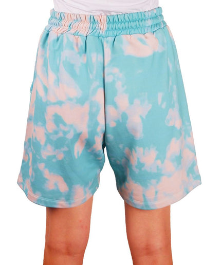 Comme Des Fuckdown Chic Two-Tone Bermuda Shorts - Light Blue