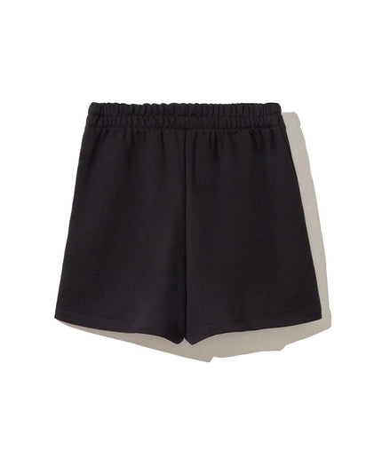 Comme Des Fuckdown Chic Black Cotton Shorts with Side Pockets