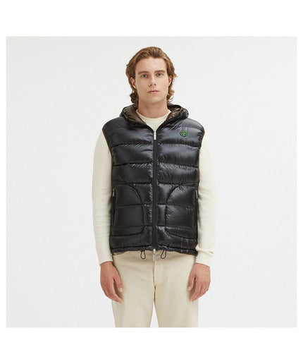 Centogrammi Brown Nylon Men's Reversible Vest