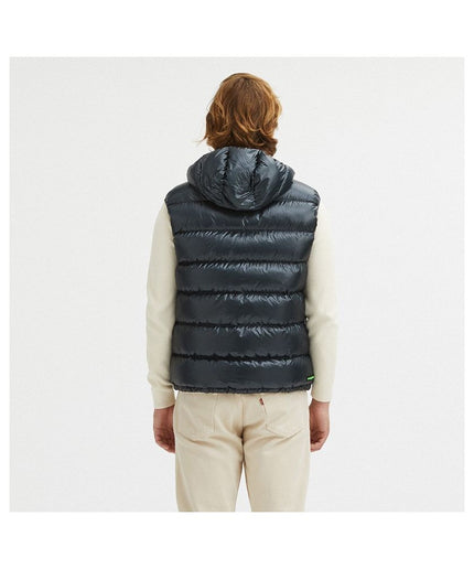 Centogrammi Gray Nylon Men's Reversible Vest