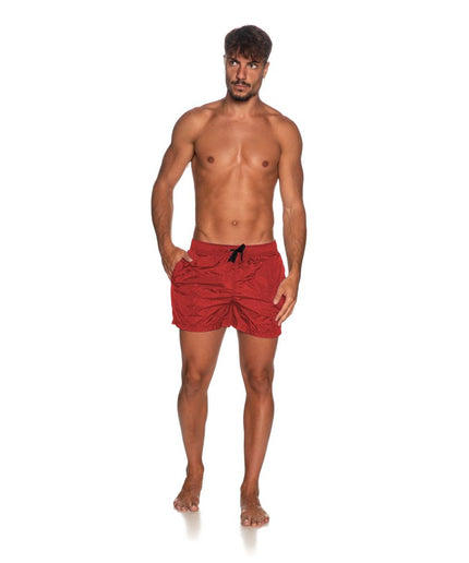 Refrigiwear Red Nylon Men Swimsuit