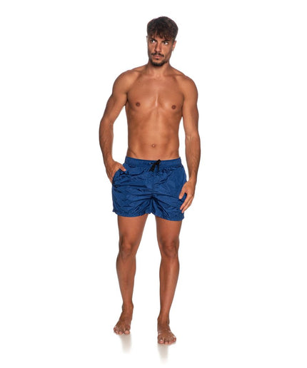 Refrigiwear Blue Nylon Men Swimsuit