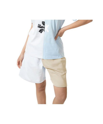 Comme Des Fuckdown Chic Two-Tone Logo Shorts