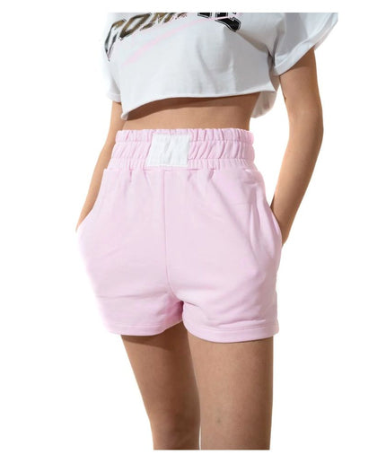 Comme Des Fuckdown Chic Stretch Cotton Logo Shorts