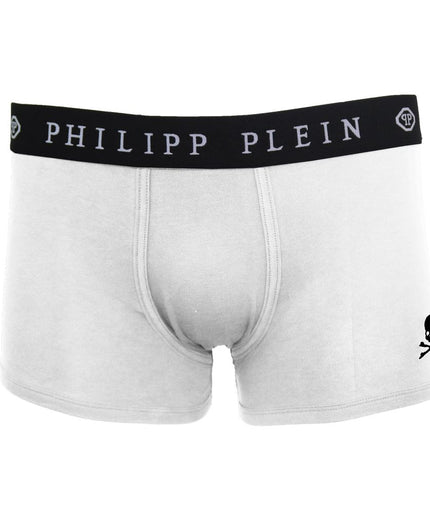 Philipp Plein White Cotton Men's Boxer