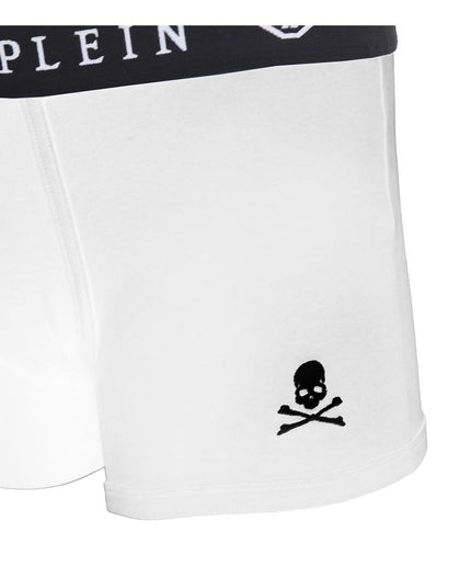 Philipp Plein White Cotton Men's Boxer