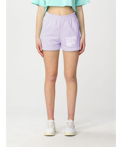 Pharmacy Industry Chic Purple Cotton Shorts