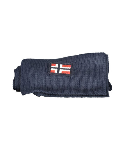 Norway 1963 Blue Acrylic Scarf