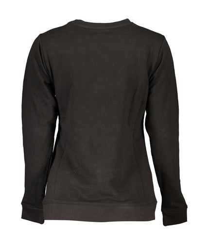 Cavalli Class Black Cotton Sweater