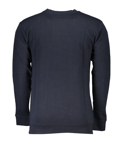 Cavalli Class Blue Cotton Sweater