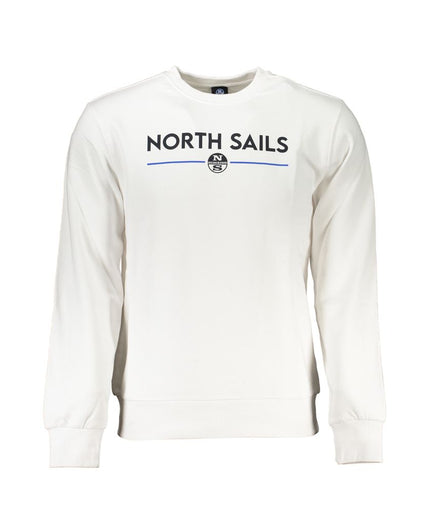 North Sails White Cotton Sweater