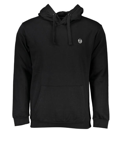 Sergio Tacchini Black Cotton Sweater