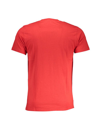 Cavalli Class Red Cotton T-Shirt