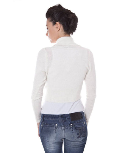 Datch White Wool Sweater