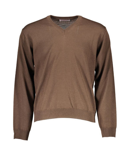 Romeo Gigli Brown Wool Sweater