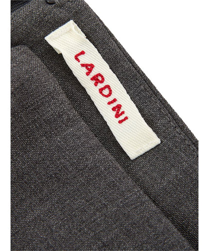 Lardini Chic Gray Wool Pencil Skirt