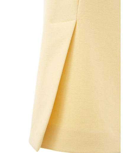 Lardini Elegant Yellow Viscose Skirt for Women