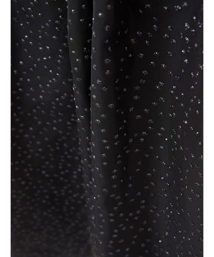 Lardini Elegant Black Polyethylene Midi Skirt