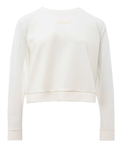 Armani Exchange Elegant White Polyamide Sweater