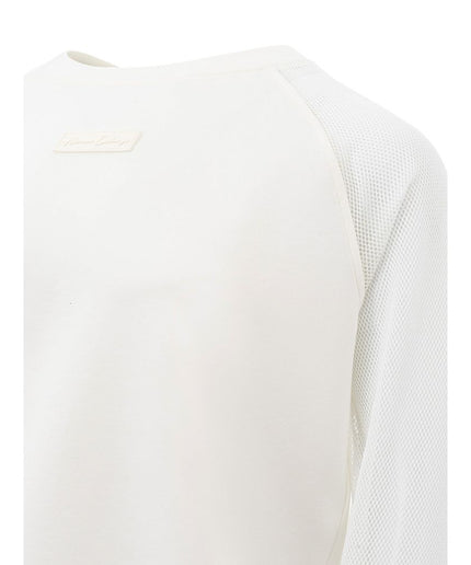 Armani Exchange Elegant White Polyamide Sweater