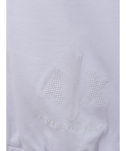 Armani Exchange Chic White Viscose Sweater for Women