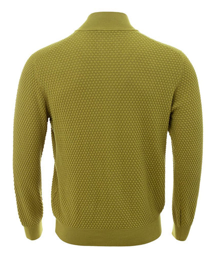 Gran Sasso Elegant Yellow Cotton Cardigan for Men