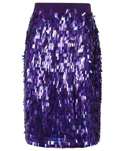 PINKO Purple Polyester Skirt